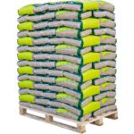Pellets de madeira - Paletes com sacos de 8 kg