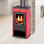 Fogão a lenha Belleza VANESSA Red Wood de 17 kW